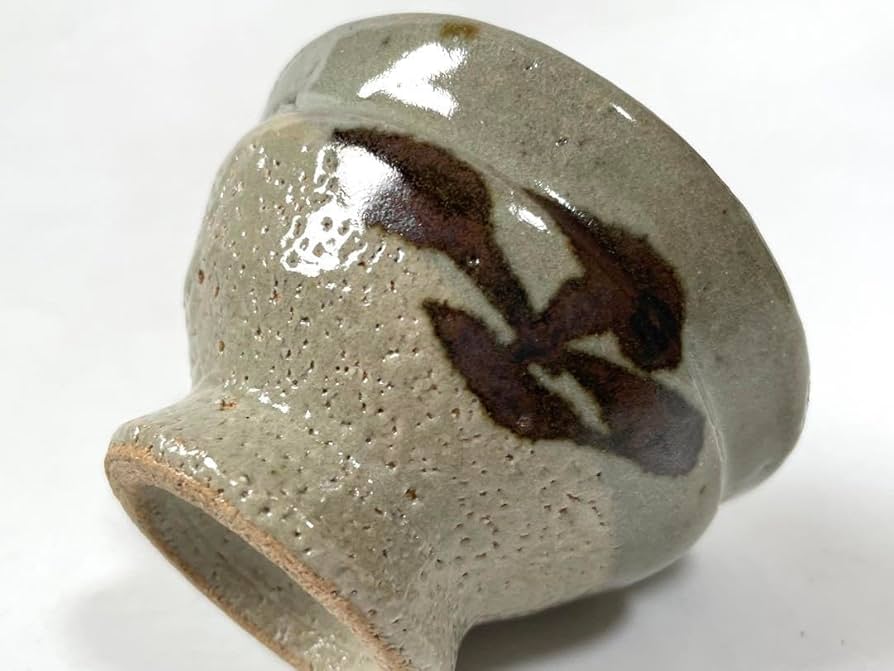 Amazon.co.jp: 陶芸家 人間国宝 濱田庄司 浜田庄司 鉄絵 胴紐 盃