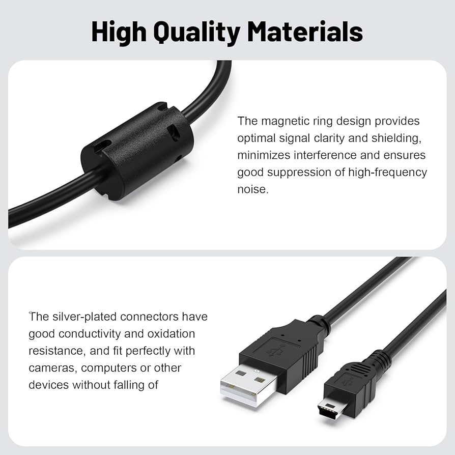 Amazon.co.jp: 交換用カメラ UC-E4 USBケーブル ミニ USB データ同期