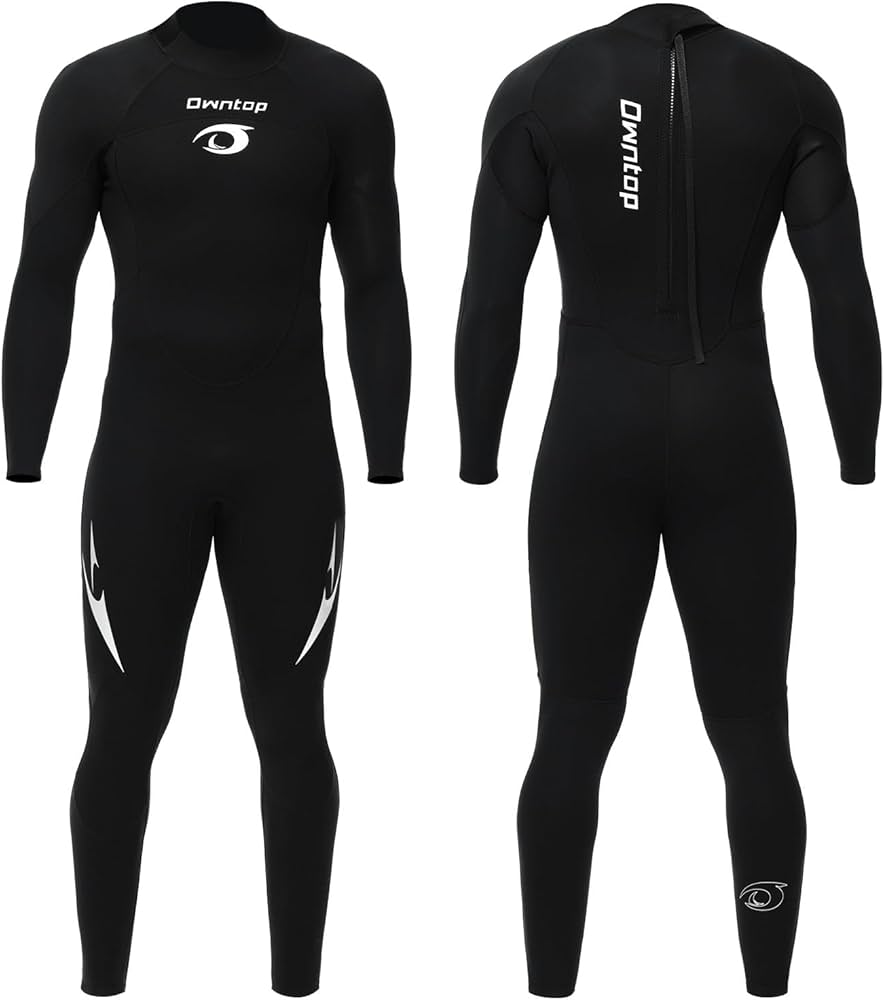 Amazon | Owntop 3mm ウェットスーツ メンズ フルスーツ ストレッチ
