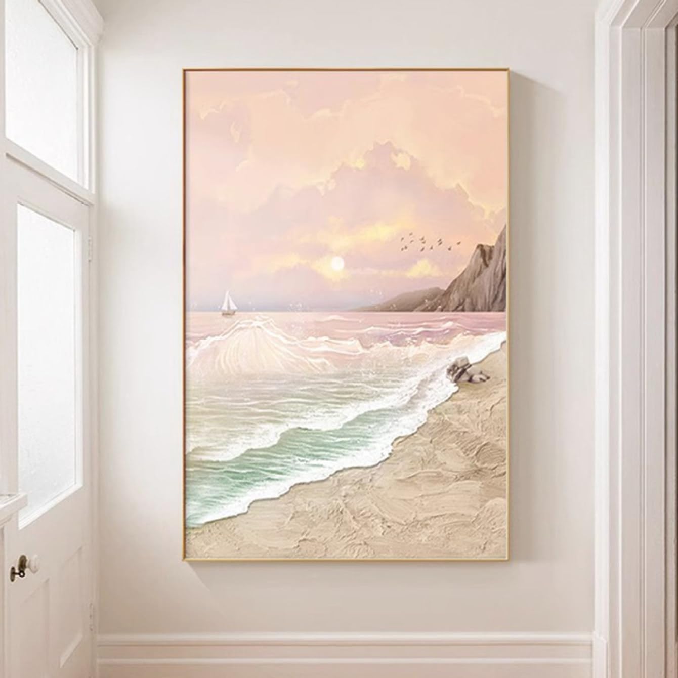 Amazon.co.jp: [XLOYP] ポスター 油絵 モダン インテリア絵画 アート