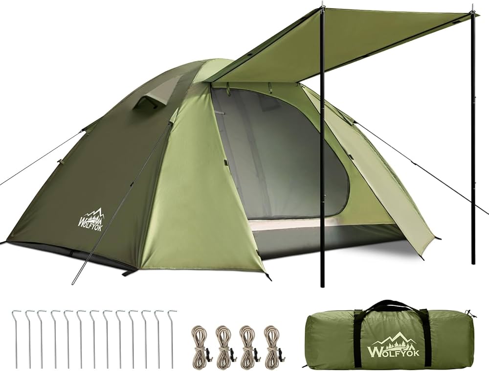 Amazon.co.jp: テント 2人用 冬用 防風防雨防雪 超軽量 簡単設営 二