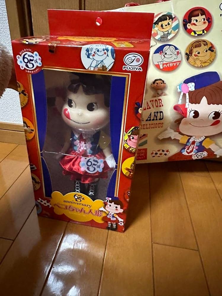 Amazon | 不二家 ペコちゃん人形 ミルキー65周年 セブンイレブン限定