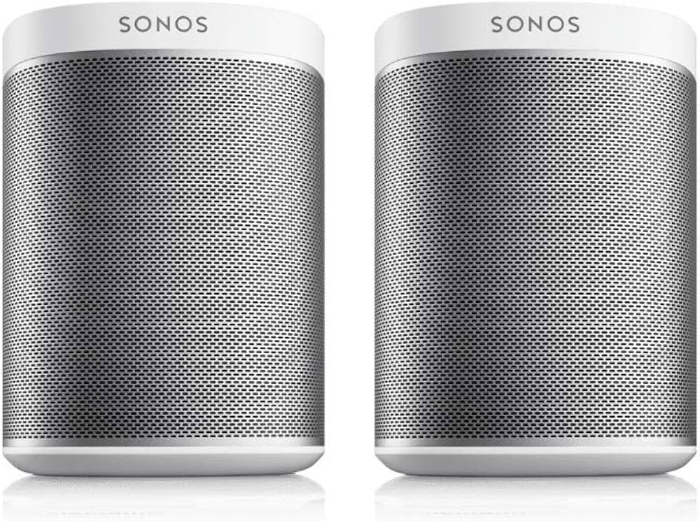 Amazon.com: Sonos Play:1 (2013) - 2 Pack (White) : Electronics