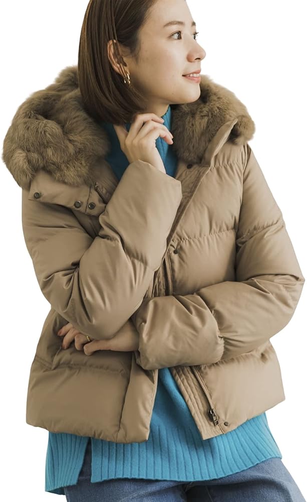 Amazon.co.jp: [アーバンリサーチ] ダウンジャケット ラビットフード