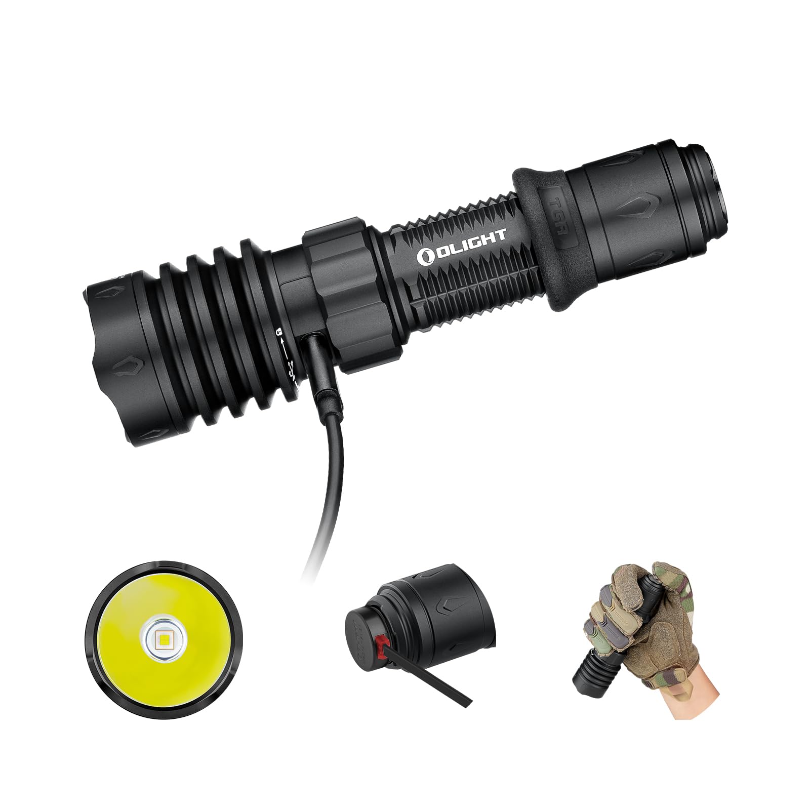 OLIGHT Warrior X 4 Torcia Potente Alta 2600 Lumen 630 M Doppio