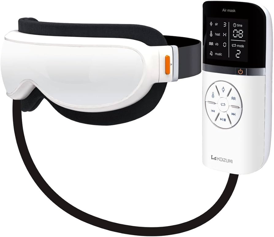 Amazon.co.jp: コイズミ 目もとエステ エアーマスク ホワイト KRX-4000