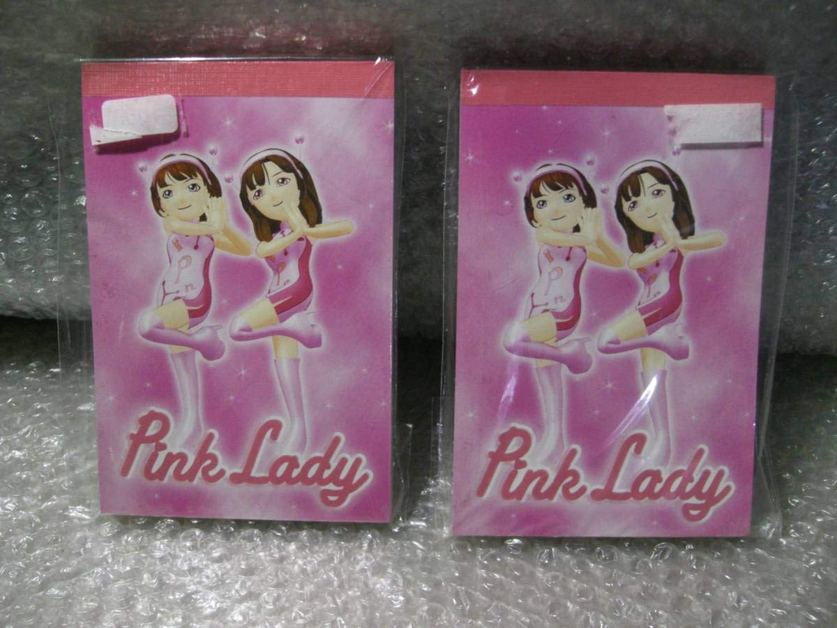 Amazon.co.jp: ピンクレディ メモ帳 2冊セット ライブ 限定グッズ