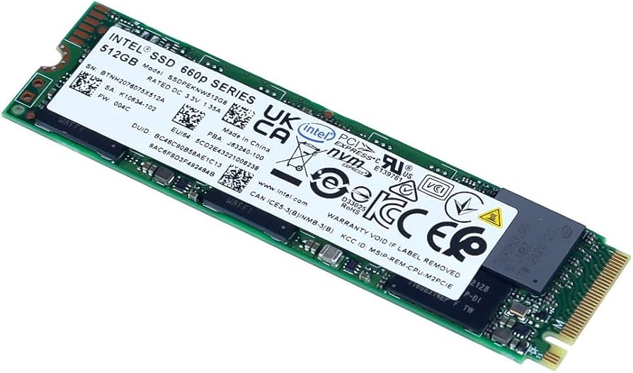 Amazon.com: Intel 660p 512 GB Solid State Drive - PCI Express (PCI