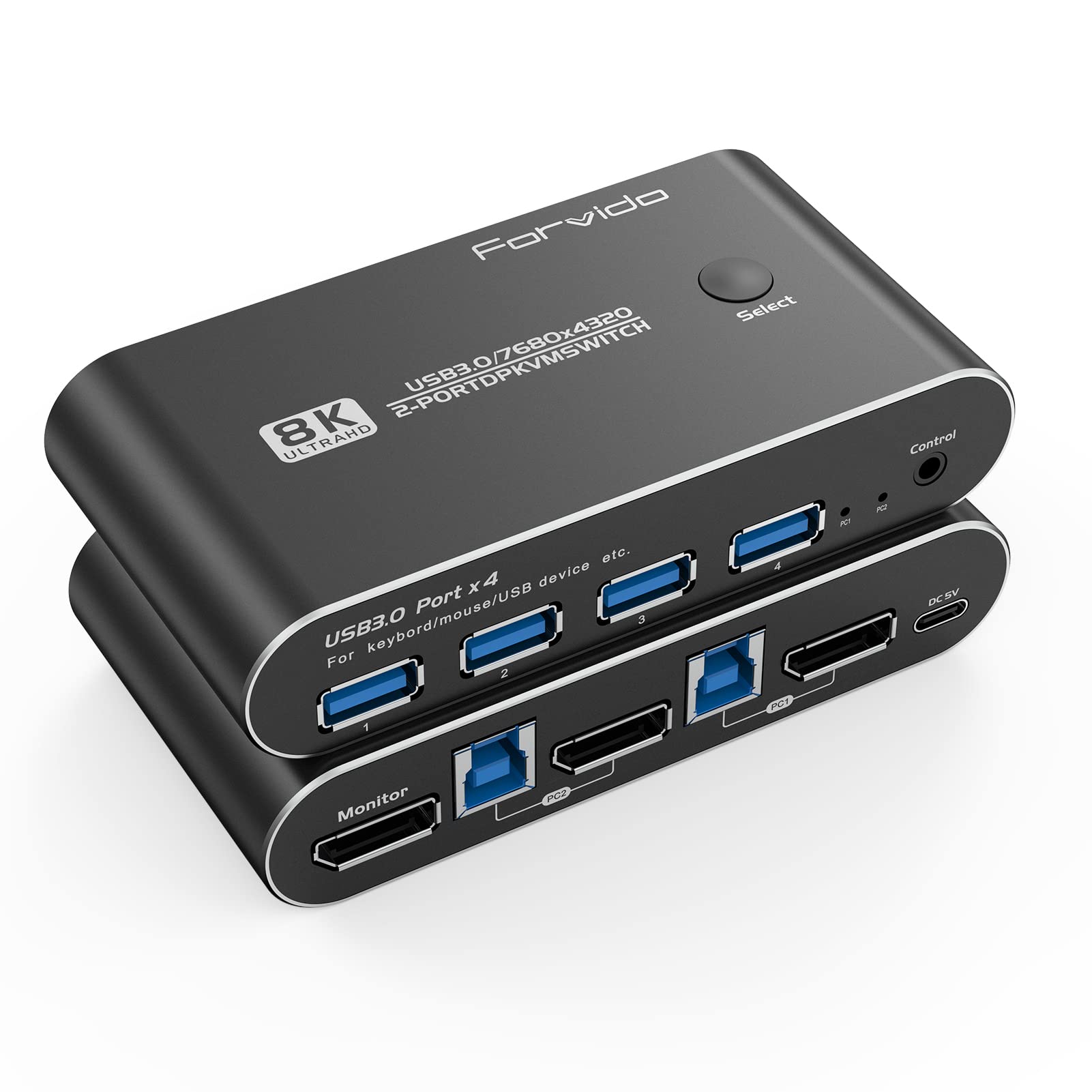 Amazon.com: 8K KVM Switch DisplayPort 144Hz 240Hz - Dual Monitor