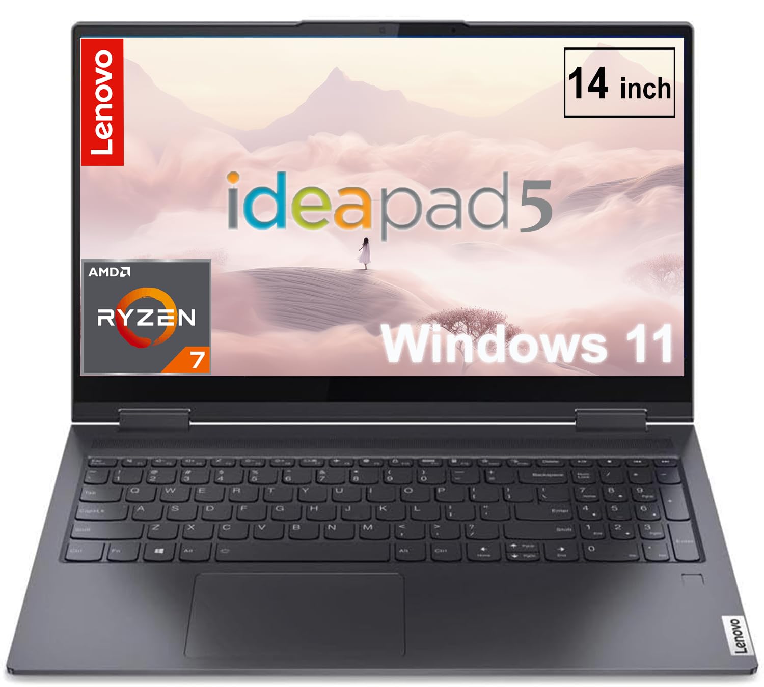 Amazon.com: Lenovo IdeaPad 5 14 Inch Touchscreen Laptop | Backlit