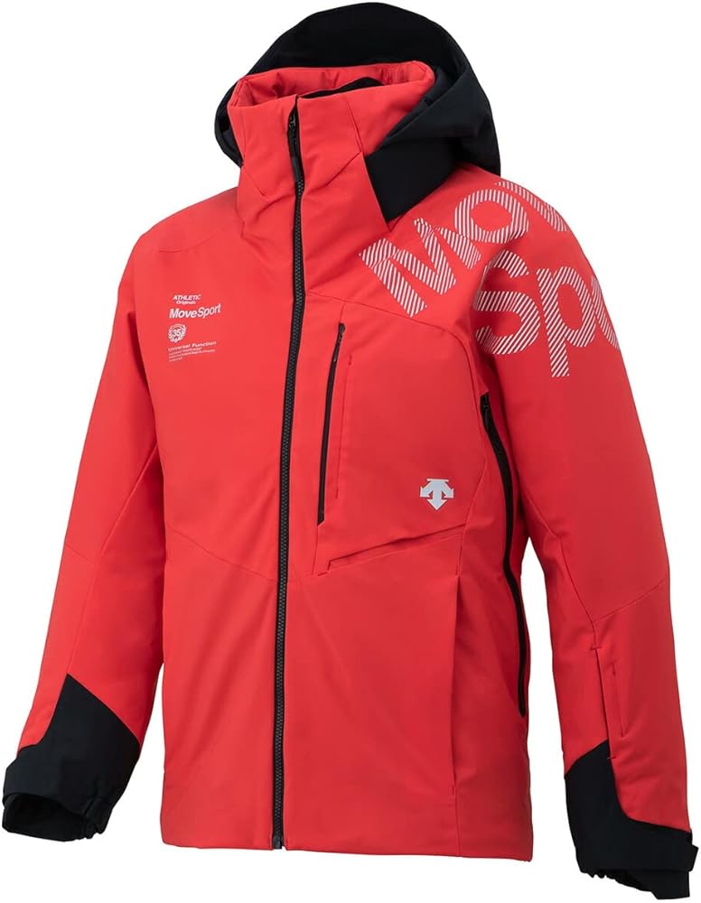 Z240 クラブ デサント スキーウェア 上下セット 赤 メンズ M 日本製