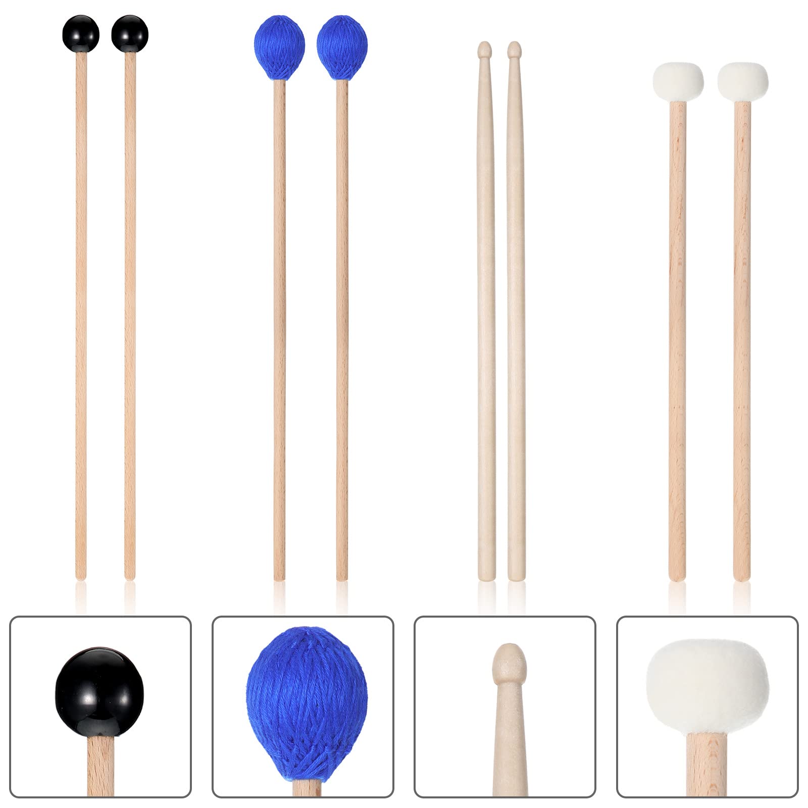 値引きしました！】マリンバ用 マレットセット ケース付 値引きしま