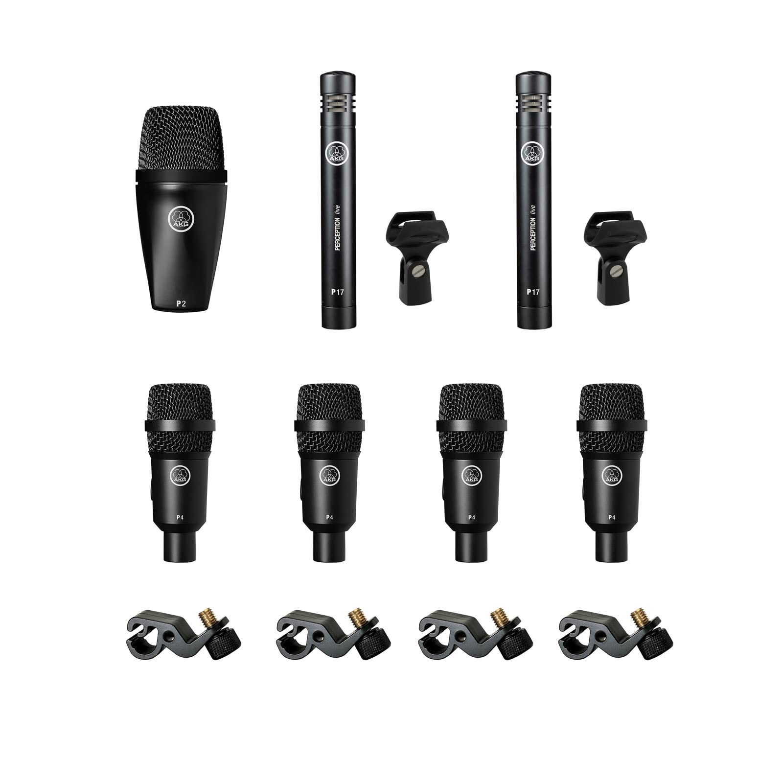 Amazon.com: AKG Drum Set Session 1 Microphone Set : Musical