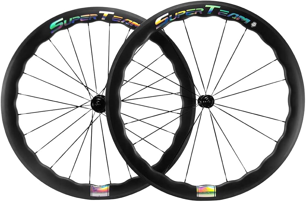 Amazon | SUPERTEAMカーボンファイバーバイクホイールチューブレス