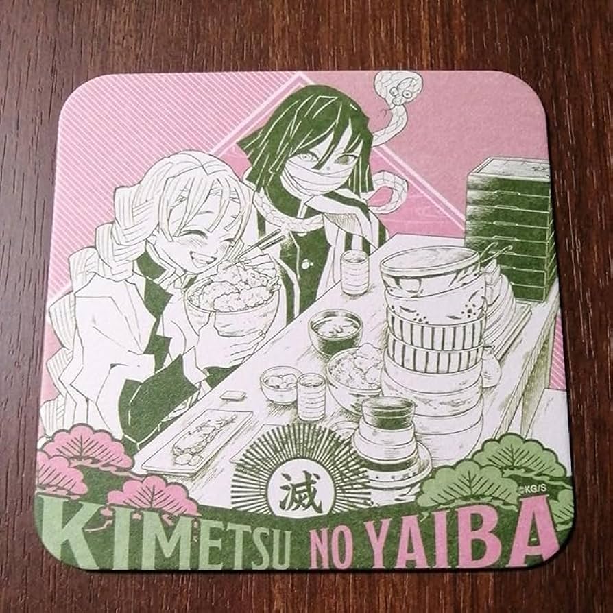 Amazon.co.jp: 鬼滅 アートコースター第3弾 甘露寺 蜜璃 伊黒 小芭内