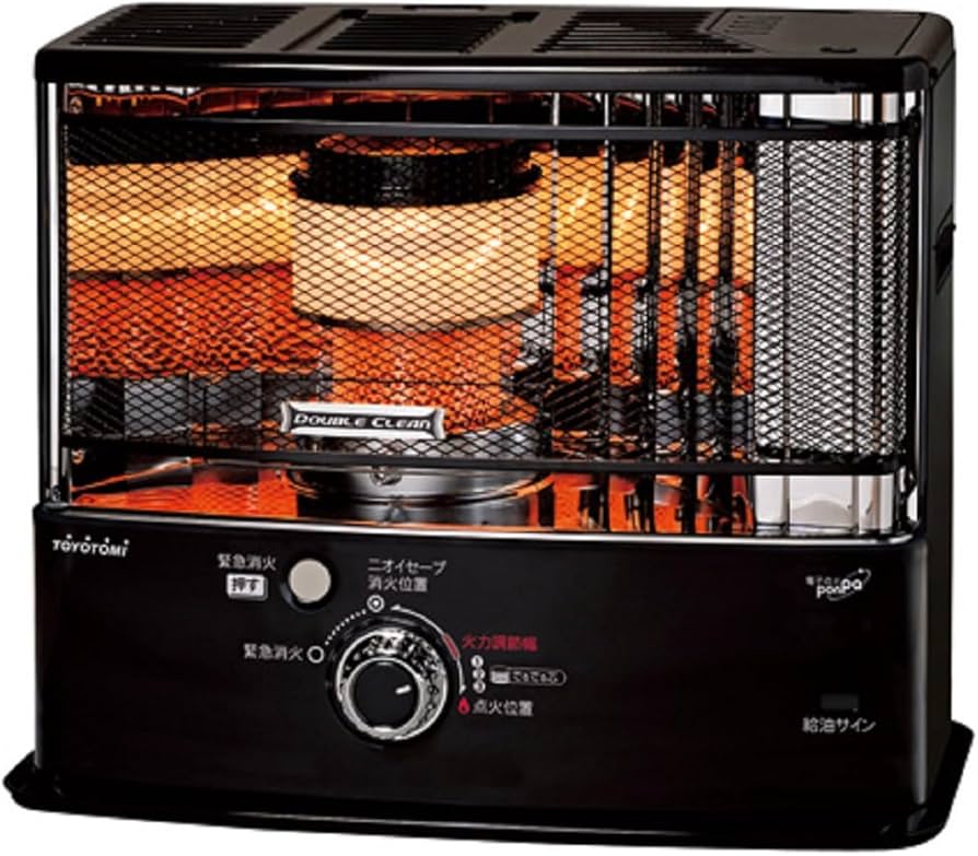 Amazon | トヨトミ 反射型石油ストーブ ブラック RC-W36N | トヨトミ