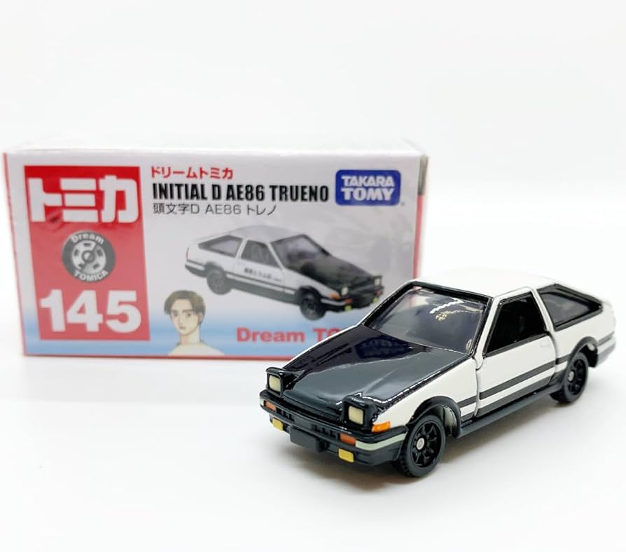 Amazon.co.jp: 【廃番モデル】ドリームトミカ 145 頭文字D AE86 トレノ
