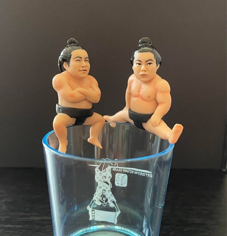 Amazon.co.jp: コップのフチ子 相撲 千代の富士 2個セット : おもちゃ