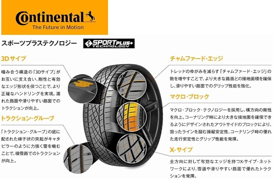 Amazon.co.jp: コンチネンタル エクストリームコンタクト DWS06 プラス