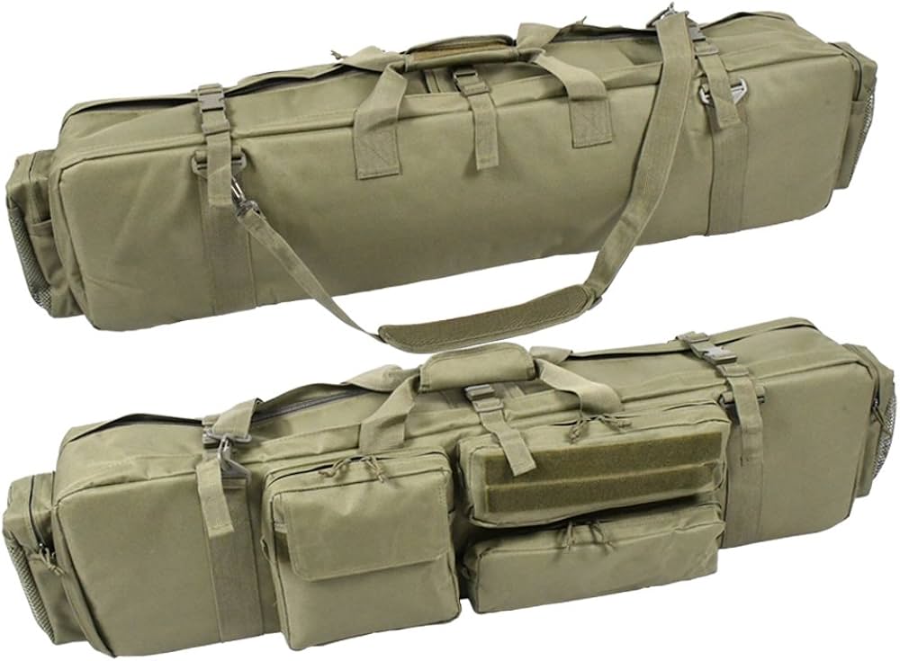 Amazon.co.jp: ZELDNER ガンケース 100cm 2丁収納 ダブルガンケース