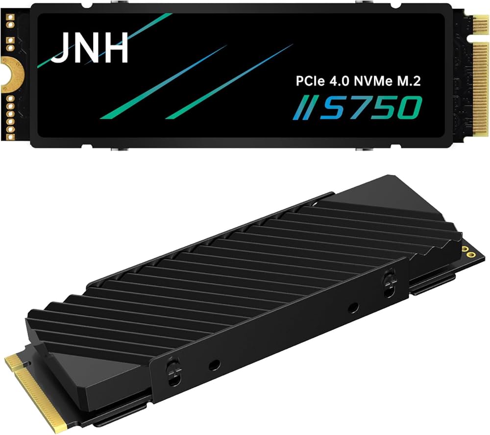 Amazon | JNH SSD 2TB PCIe Gen4x4 NVMe 1.4 M.2 2280 ヒートシンク