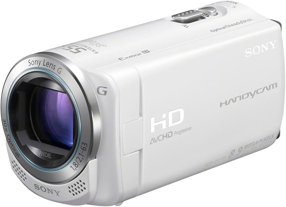 Amazon | SONY HDビデオカメラ Handycam CX270V プレミアムホワイト