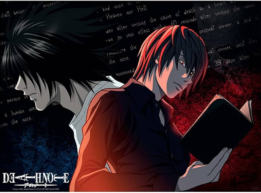 Amazon.co.jp: ABYSTYLE - DEATH NOTE ちびポスター L vs ライト&ミサ