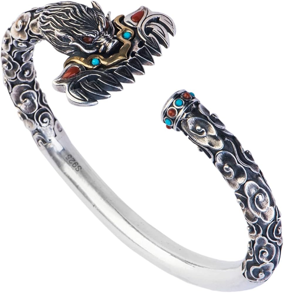 Amazon | Nine-tooth harrow S925 スターリングシルバー ブレスレット