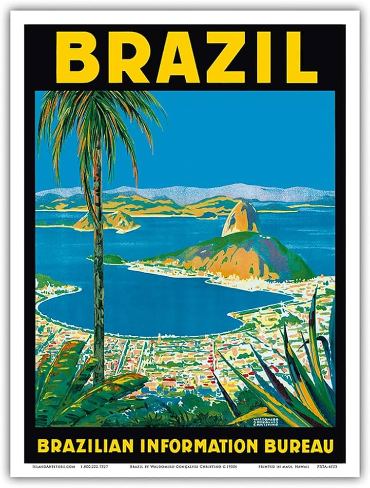 Amazon.com: Brazil - Rio de Janeiro - Sugarloaf Mountain - Vintage