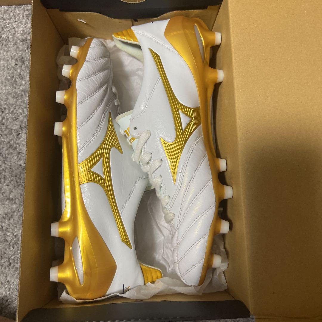 Amazon.co.jp: モレリアネオ2 ホワイト×ゴールド 27cm : ファッション