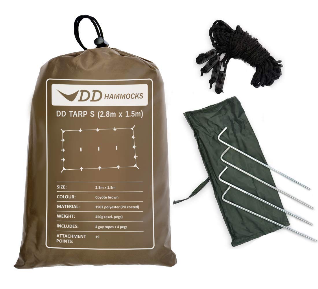 Amazon | DD Hammocks DD タープ S (コヨーテブラウン）日本正規品
