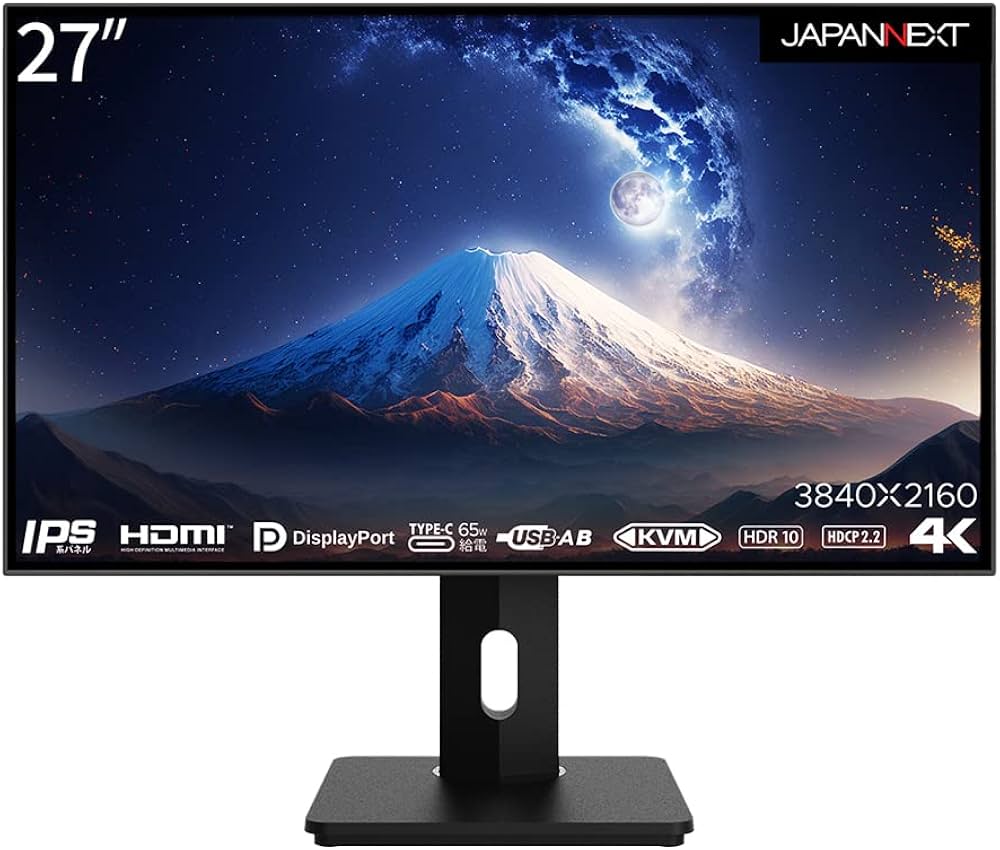 Amazon.co.jp: JAPANNEXT 27インチ モニター 4K UHD 3840x2160解像度