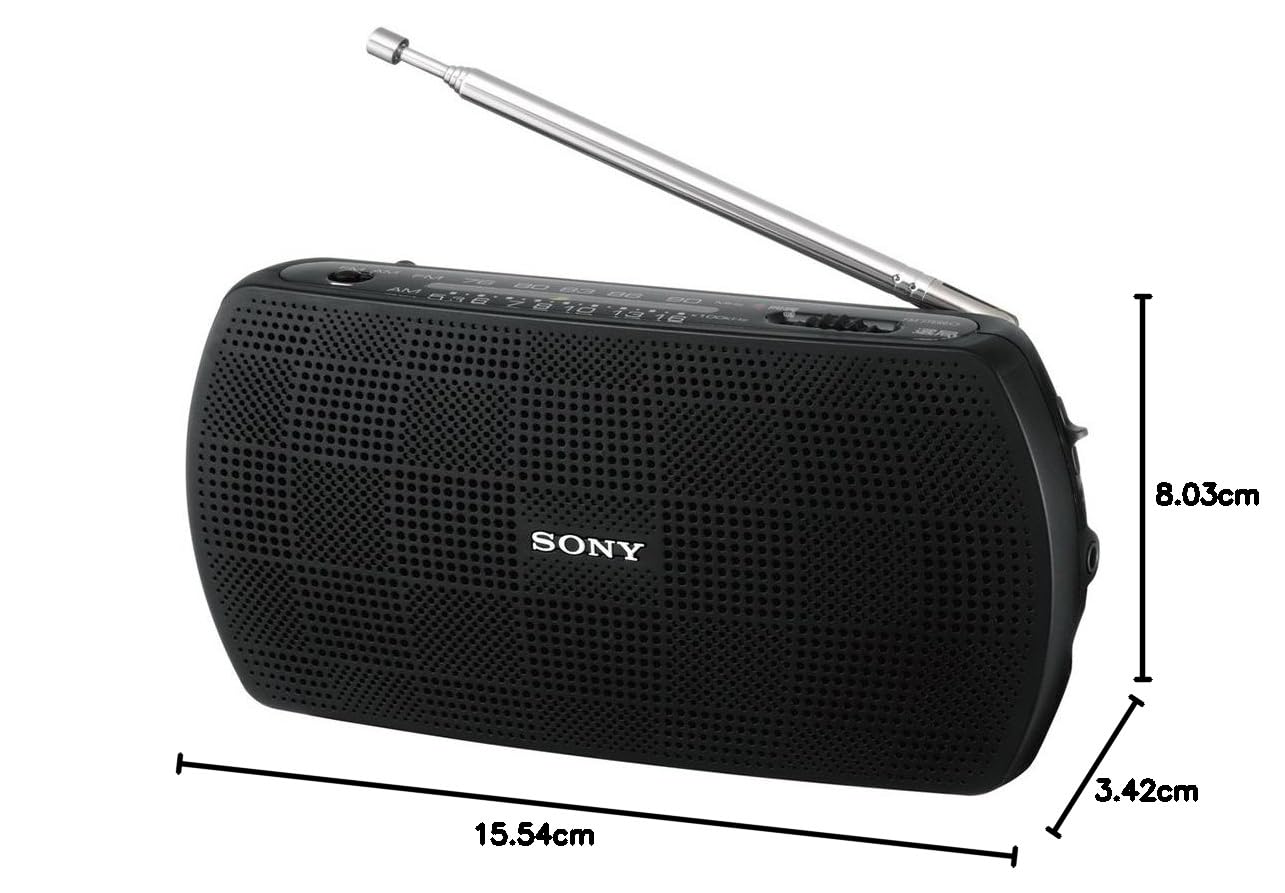 Amazon.co.jp: ソニー ポータブルラジオ SRF-19 : ワイドFM対応 FM/AM