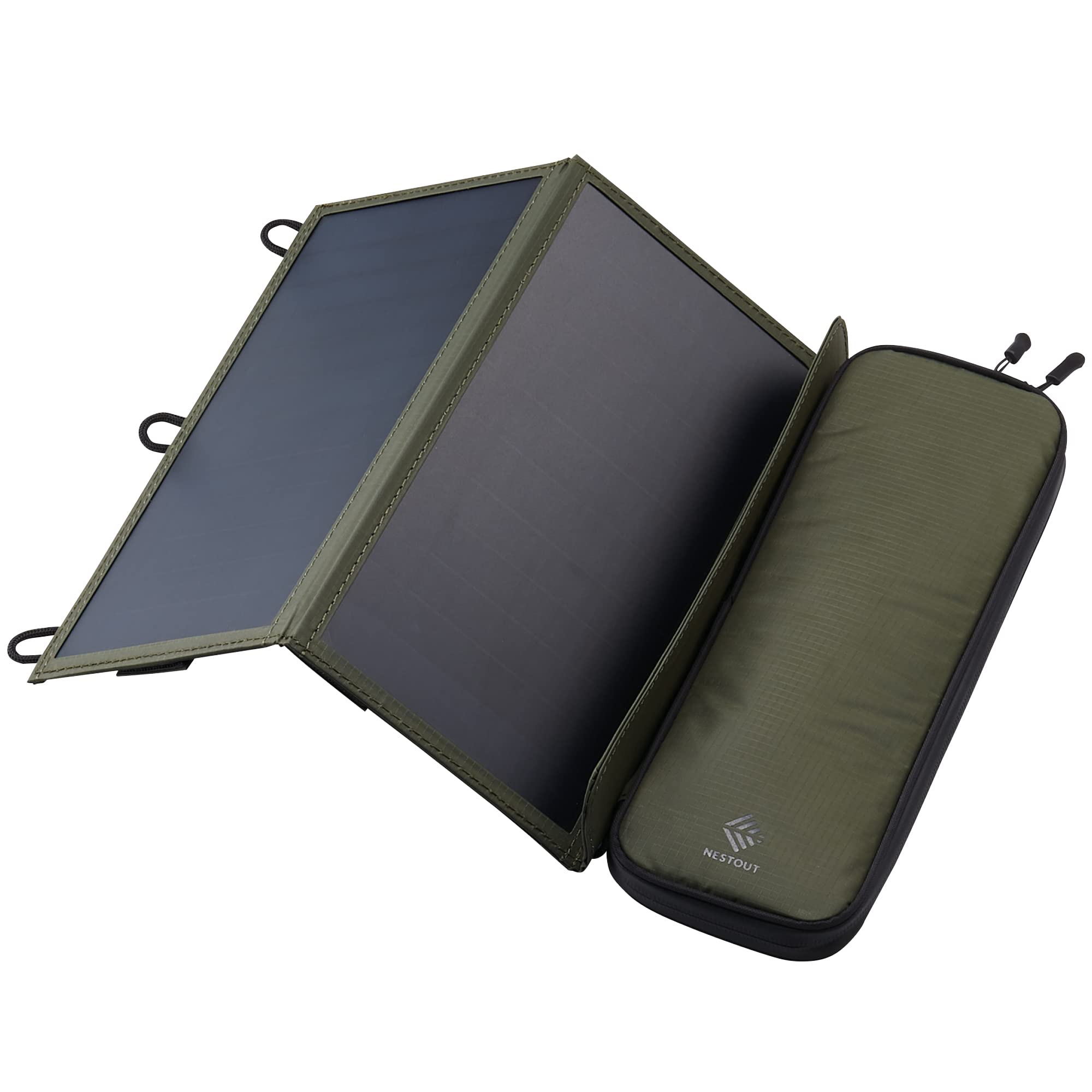 Amazon.com: ELECOM NESTOUT Portable Solar Panel, Dual USB-A Ports