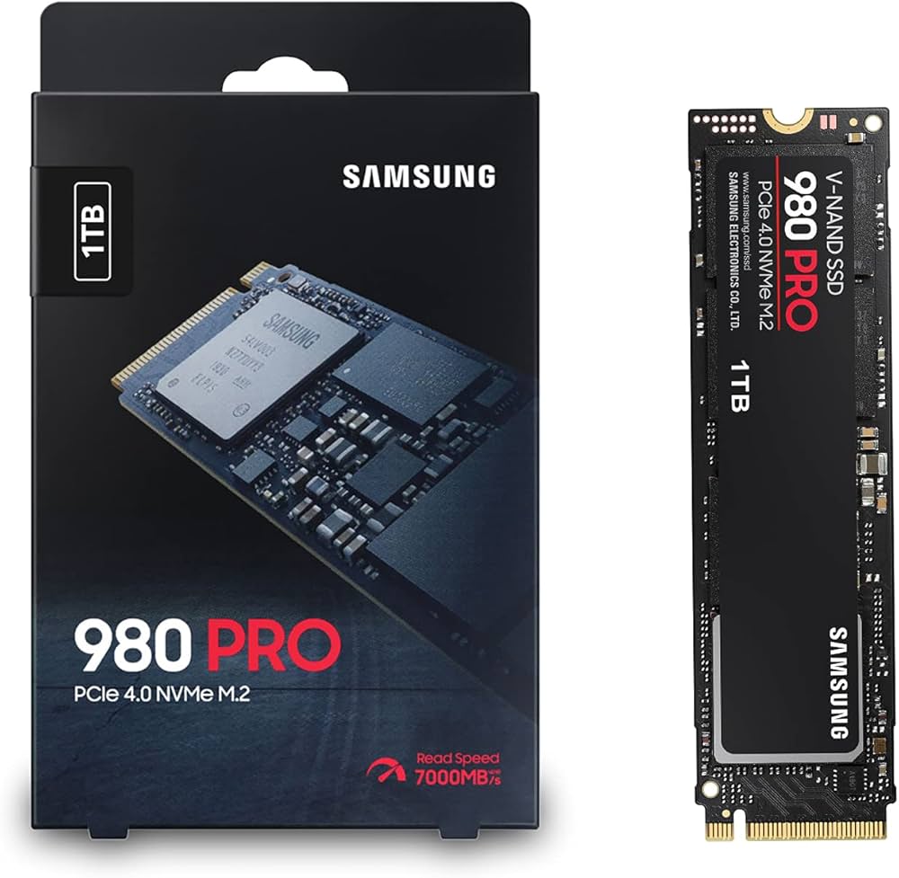 Amazon | Samsung 980 PRO 1TB PCIe SSD - 7,000 MB/s 4.0 x 4 M.2