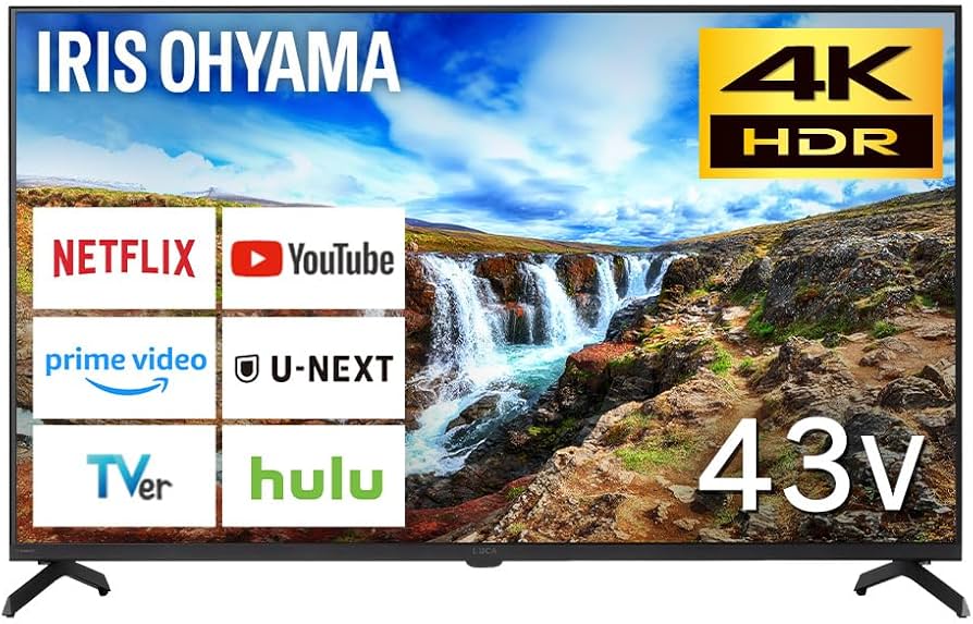 Amazon | アイリスオーヤマ テレビ 43V型 4K Google TV LT-43UGX-F1