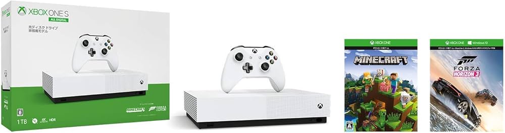Amazon.co.jp: Xbox One S 1 TB All Digital Edition ソフト4本セット