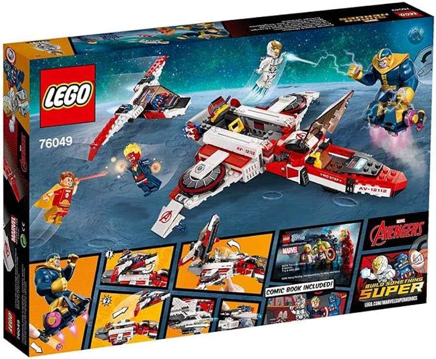 Amazon.com: Lego Marvel Super Heroes 76049 Avenjet Space Mission