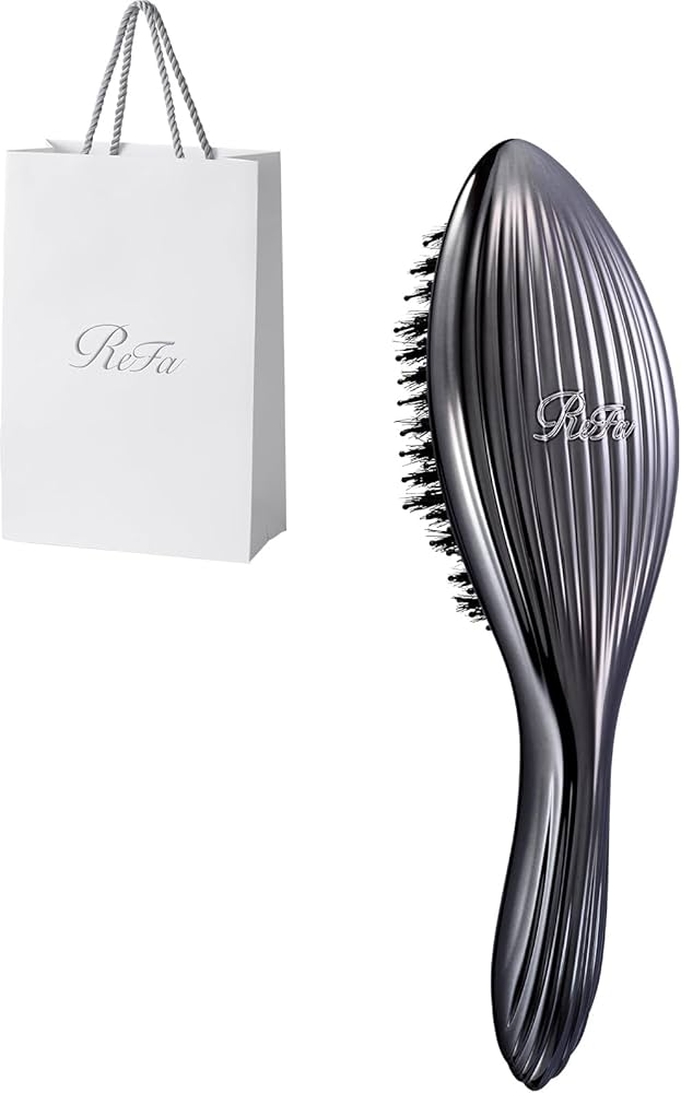ReFa AILE BRUSH RAY, Black, Shampoo Treatment, Trial Set, Hair