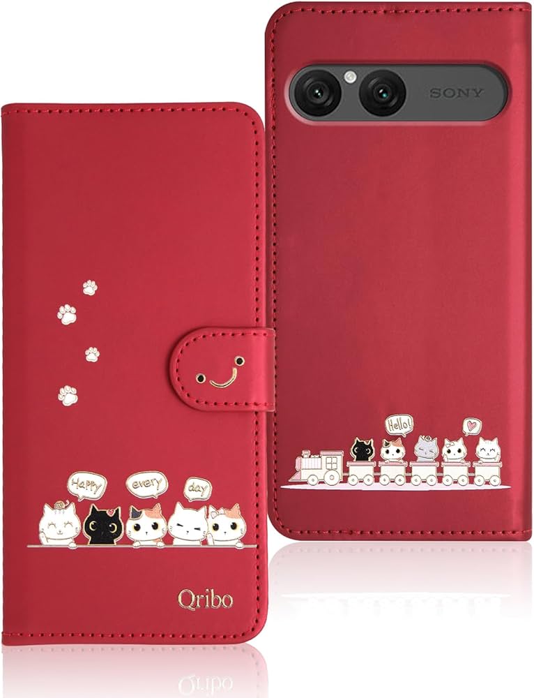 Amazon.co.jp: Qribo 適用の Xperia 10 VII ケース 手帳型 SO-52F