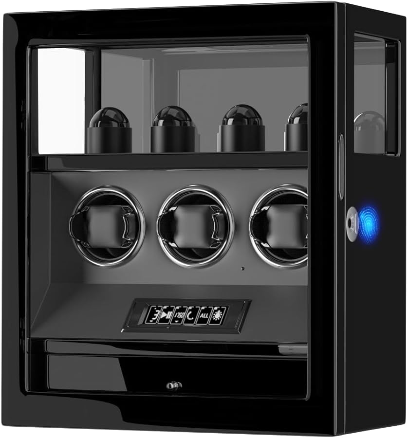 Amazon | DUKWIN ワインディングマシーン 3本巻き上げ+4本収納 自動