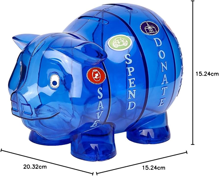 Amazon.co.jp: Piggy Bank, ピギーバンク , 貯金箱 子供金融教育貯金箱