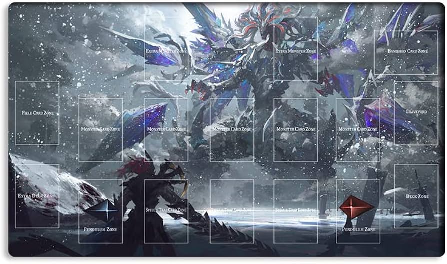 Amazon.com: New Mlikemat Playmat Mirrorjade The Iceblade Dragon