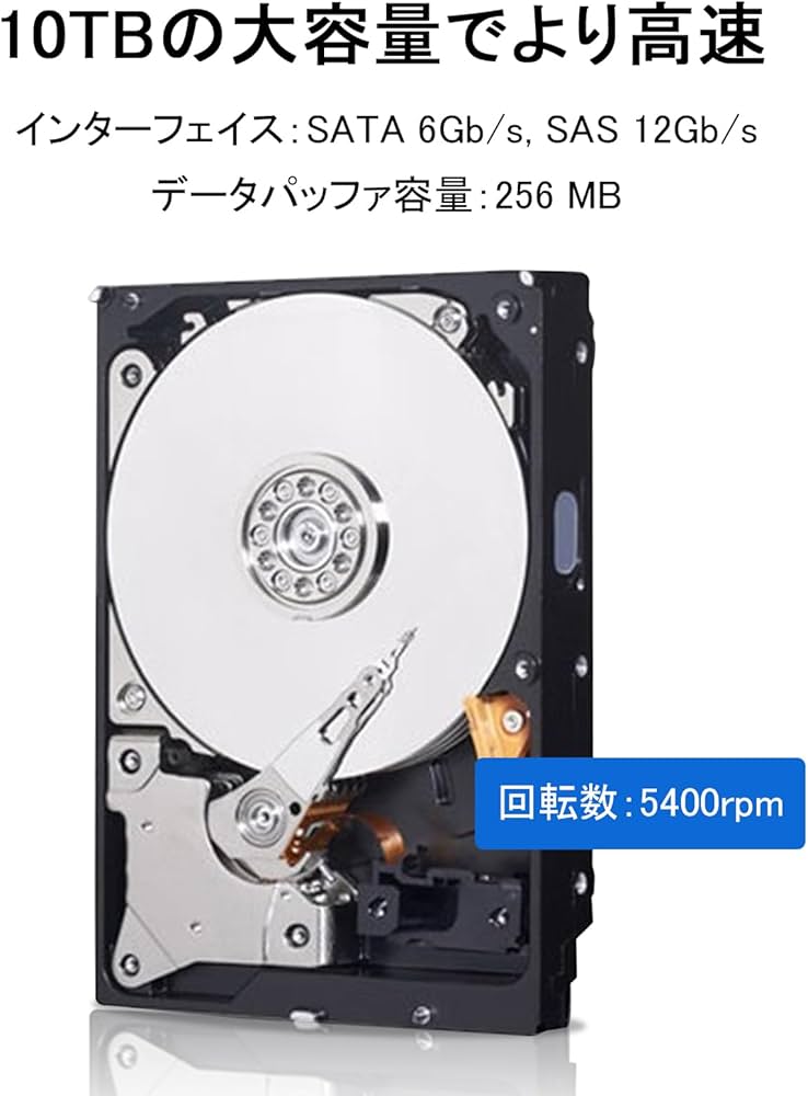 Amazon | 【整備済み品】 WD ウエスタンデジタル 10TB DC HC510