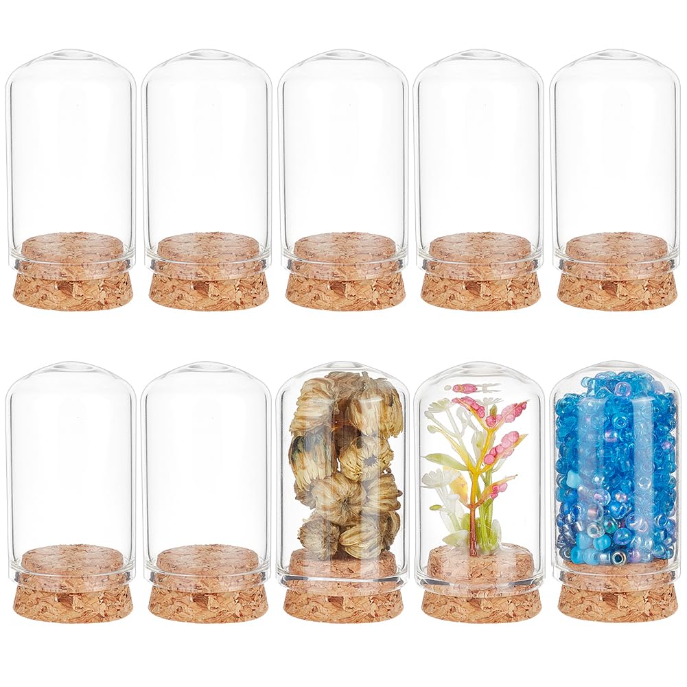 Amazon.co.jp: BENECREAT 10セット20mlガラス瓶ボトル ガラス