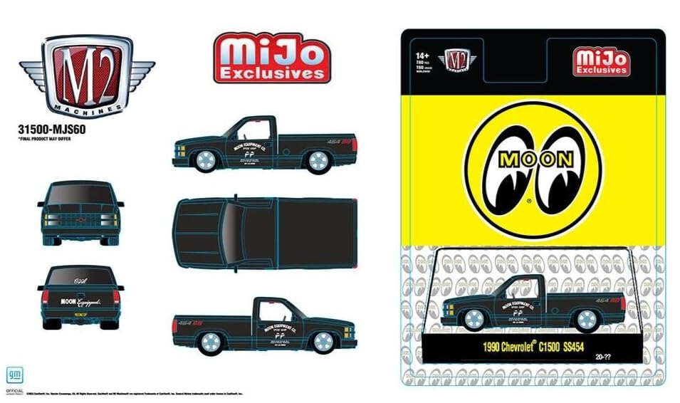Amazon | M2 Machines 1/64 ムーンアイズ シボレー C1500 454SS