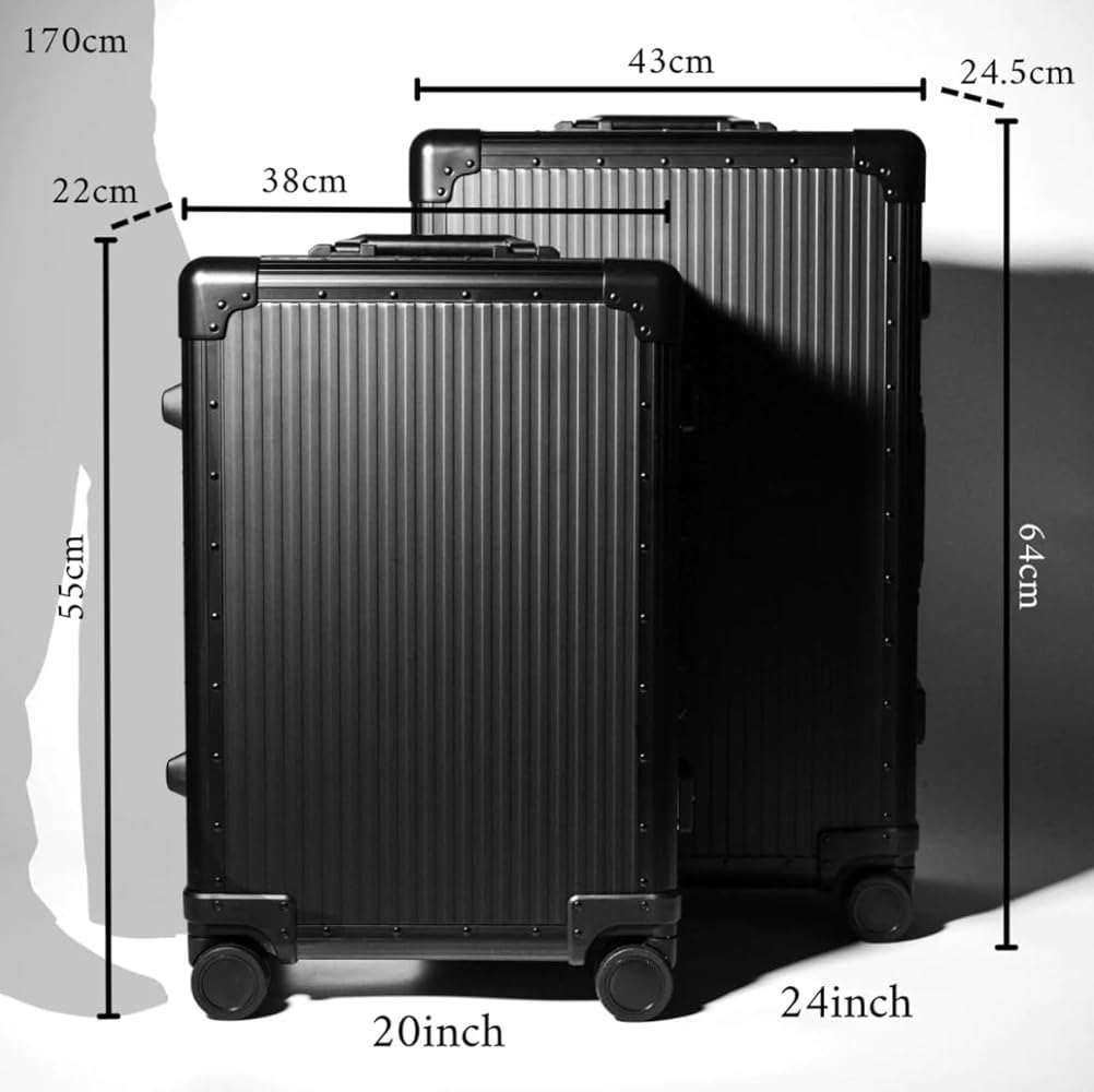 Amazon | アウトレット品【aucentic フルアルミニウムスーツケース