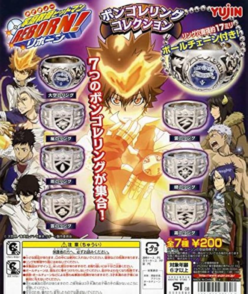 Amazon.co.jp: 家庭教師ヒットマンREBORN! リボーン! ボンゴレリング…3