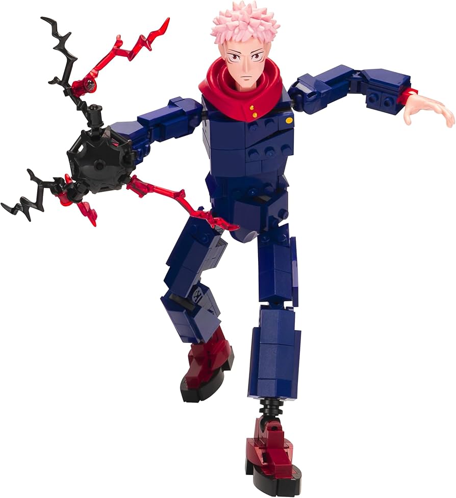 Amazon.com: BLDR Jujutsu Kaisen Yuji Itadori Building Set - 9.5
