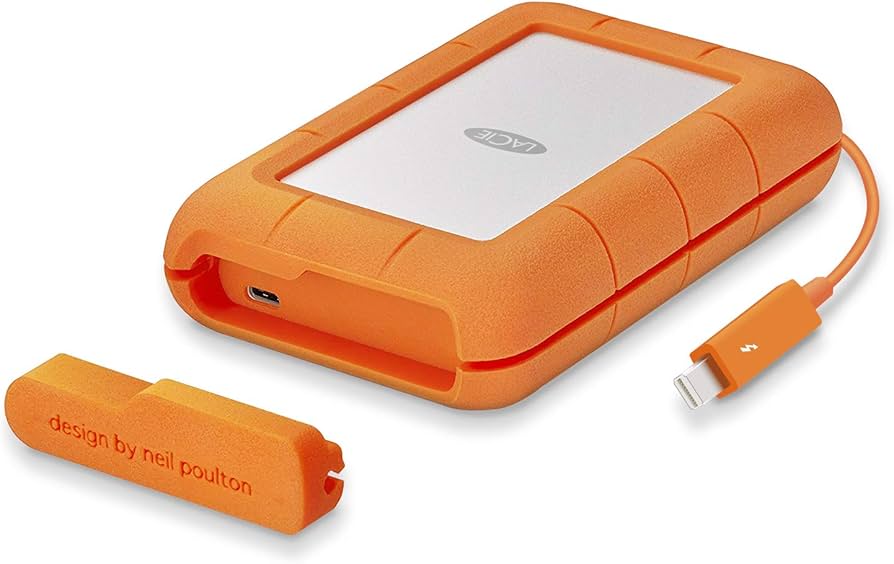 Amazon.com: LaCie Rugged Thunderbolt USB-C 4TB Portable Hard Drive